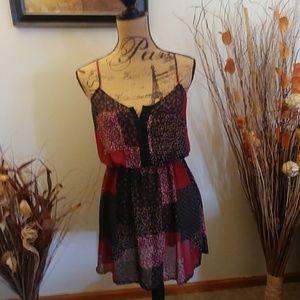 Light and Breezy Patchprint Sun Dress